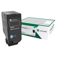 Lexmark 73B20C0 Cyan Lasertoner, 15.000 sider