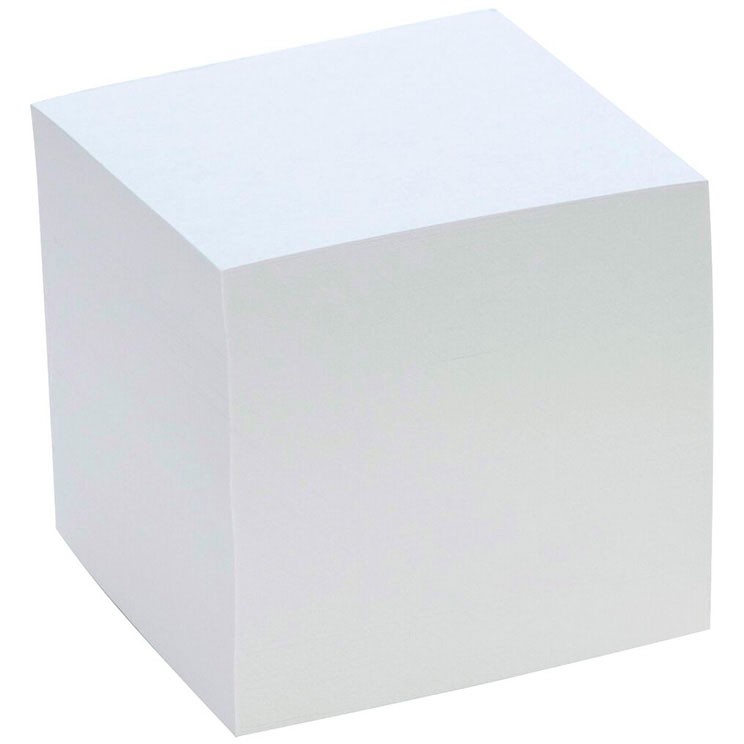 BNT kubusblok refill 9x9x9cm hvid 700 sider