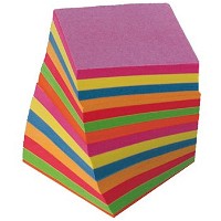 BNT 9 x 9 x 9 cm flerfarvet kubusblok