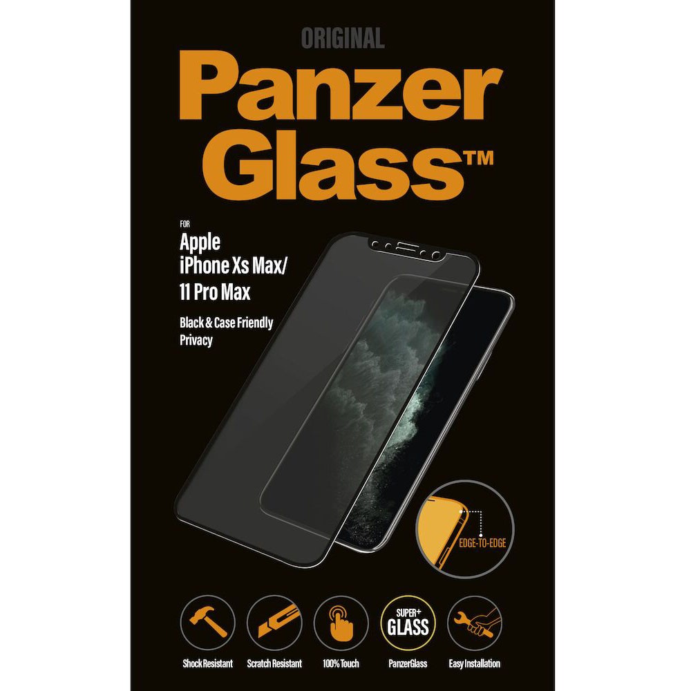 PanzerGlass Case Friendly Privacy t/iPhone XS Max/11 Pro Max