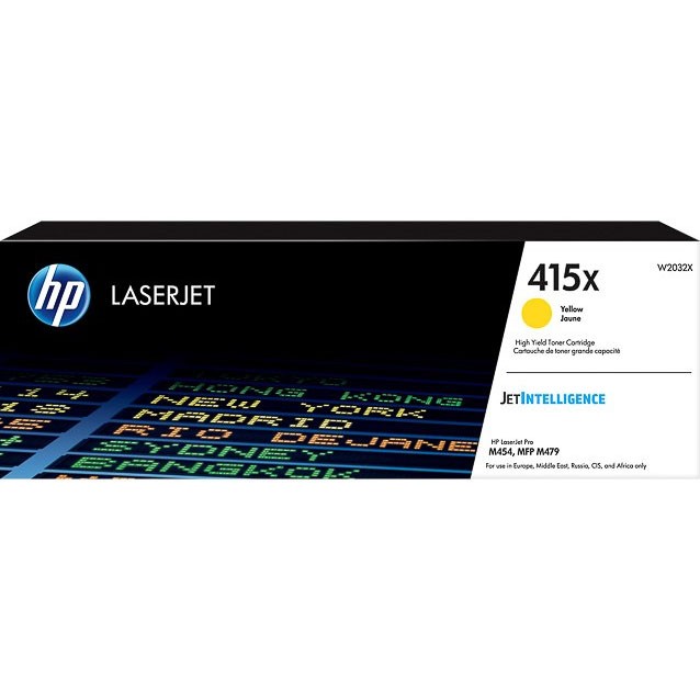 HP 415X gul lasertoner, 6.000 sider