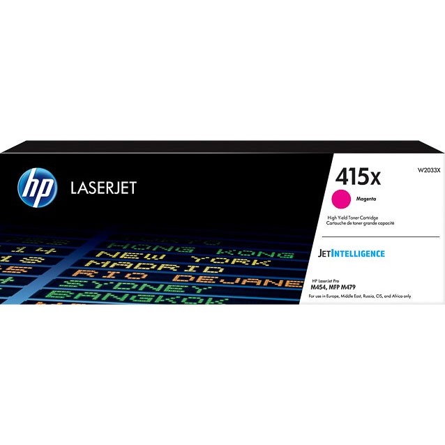 HP 415X magenta lasertoner, 6.000 sider
