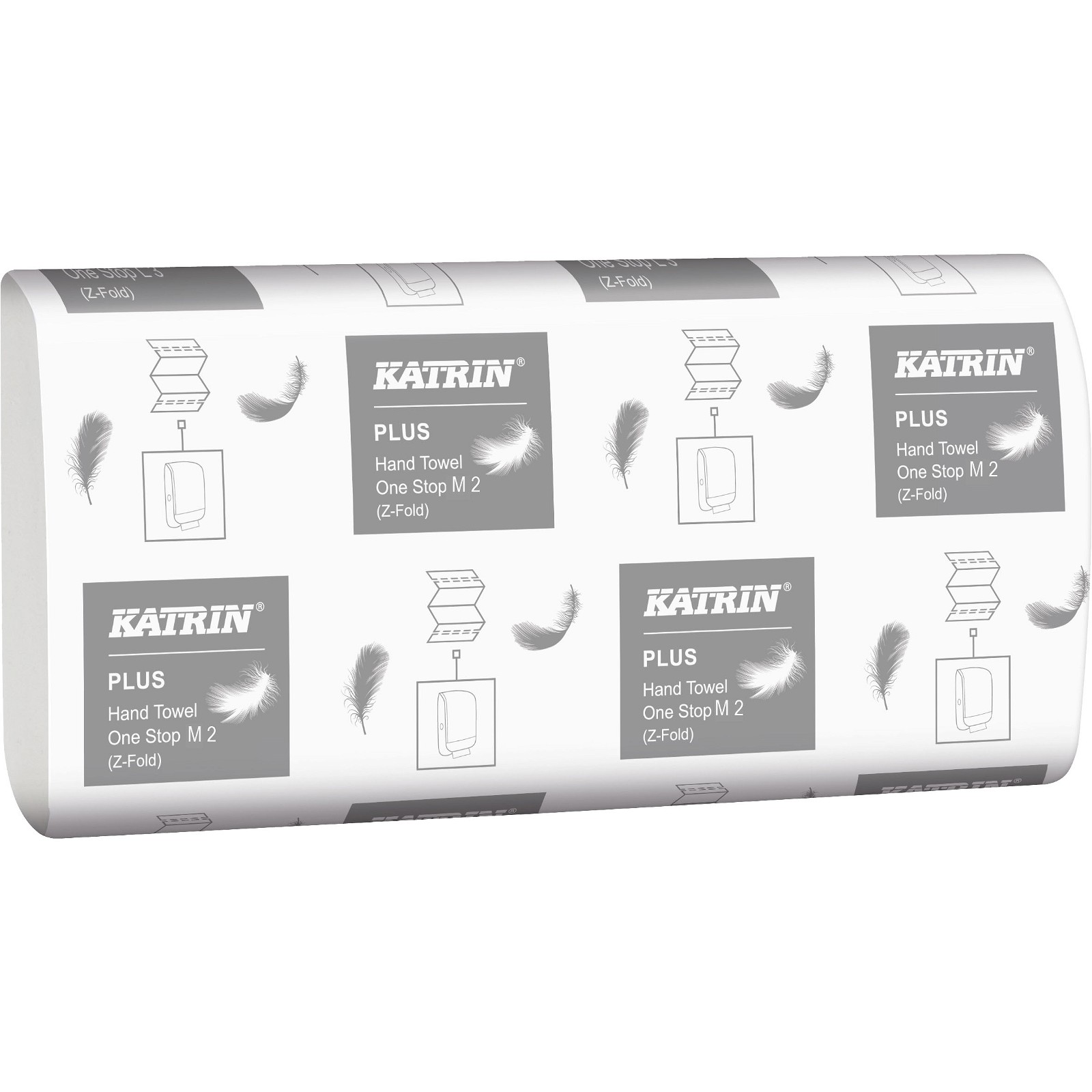 Katrin Håndklædeark Plus C-fold hvid 345201