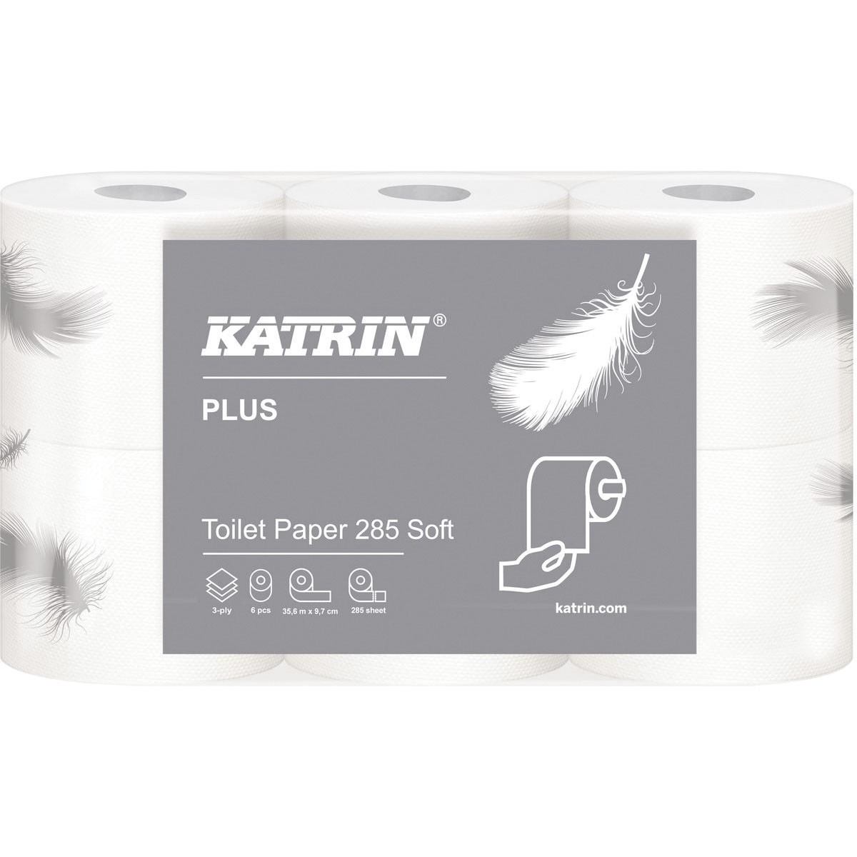 Katrin Plus 3811 3lags toiletpapir 42 ruller