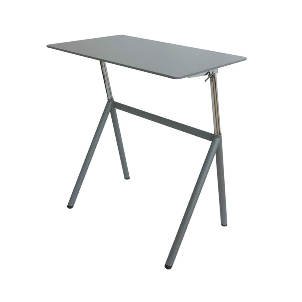StandUp Desk manuelt hæve-sænkebord 62x96 cm grå 