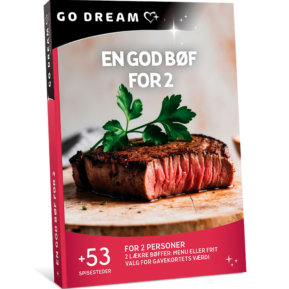 GoDream gavekort bøf for 2