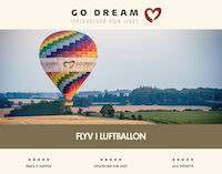 GoDream flyv i luftballon