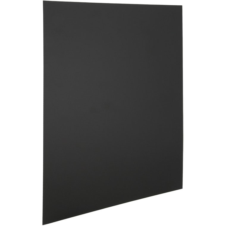 Securit Chalkboard firkant XXL Sort 40x40,5x1,5cm sæt/6 stk