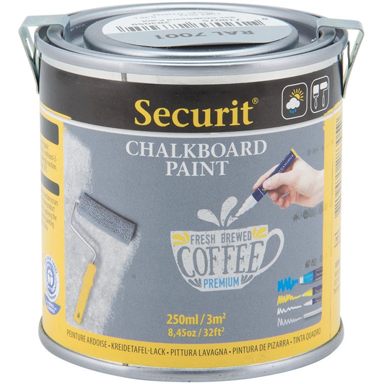 Securit Chalkboardmaling Grå 2,5 ltr