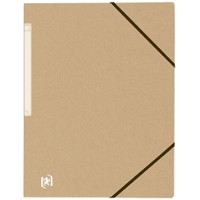 Elba Touareg elastikmappe i karton i A4 i farven brun