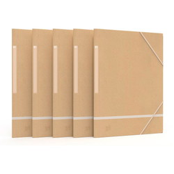 Touareg elastikmappe A4 natur