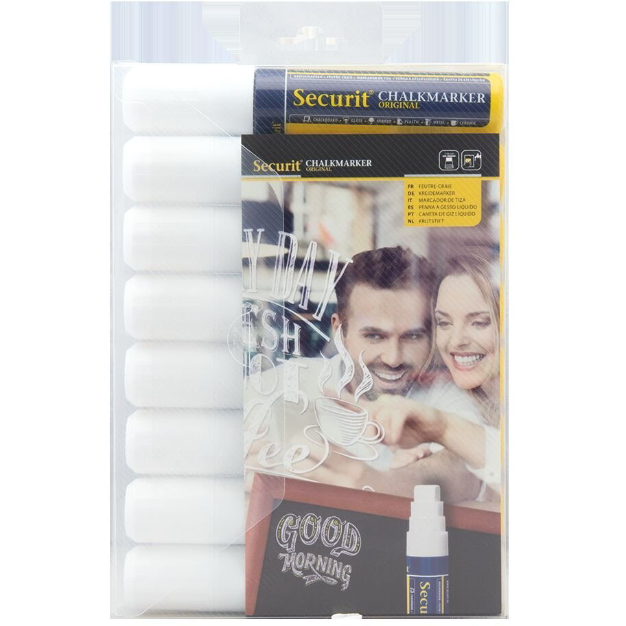 Securit kridtmarker 7-15mm 8stk