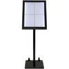 Securit informationsdisplay 4ark sort
