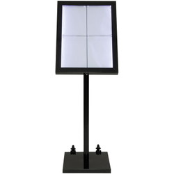 Securit informationsdisplay 4ark sort
