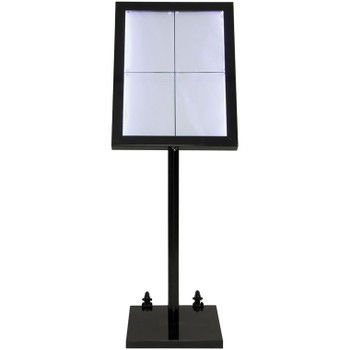 Securit informationsdisplay 4ark sort
