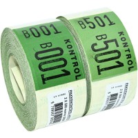 Ferco pakkekontrol 2delt 40x57mm grøn 500 numre