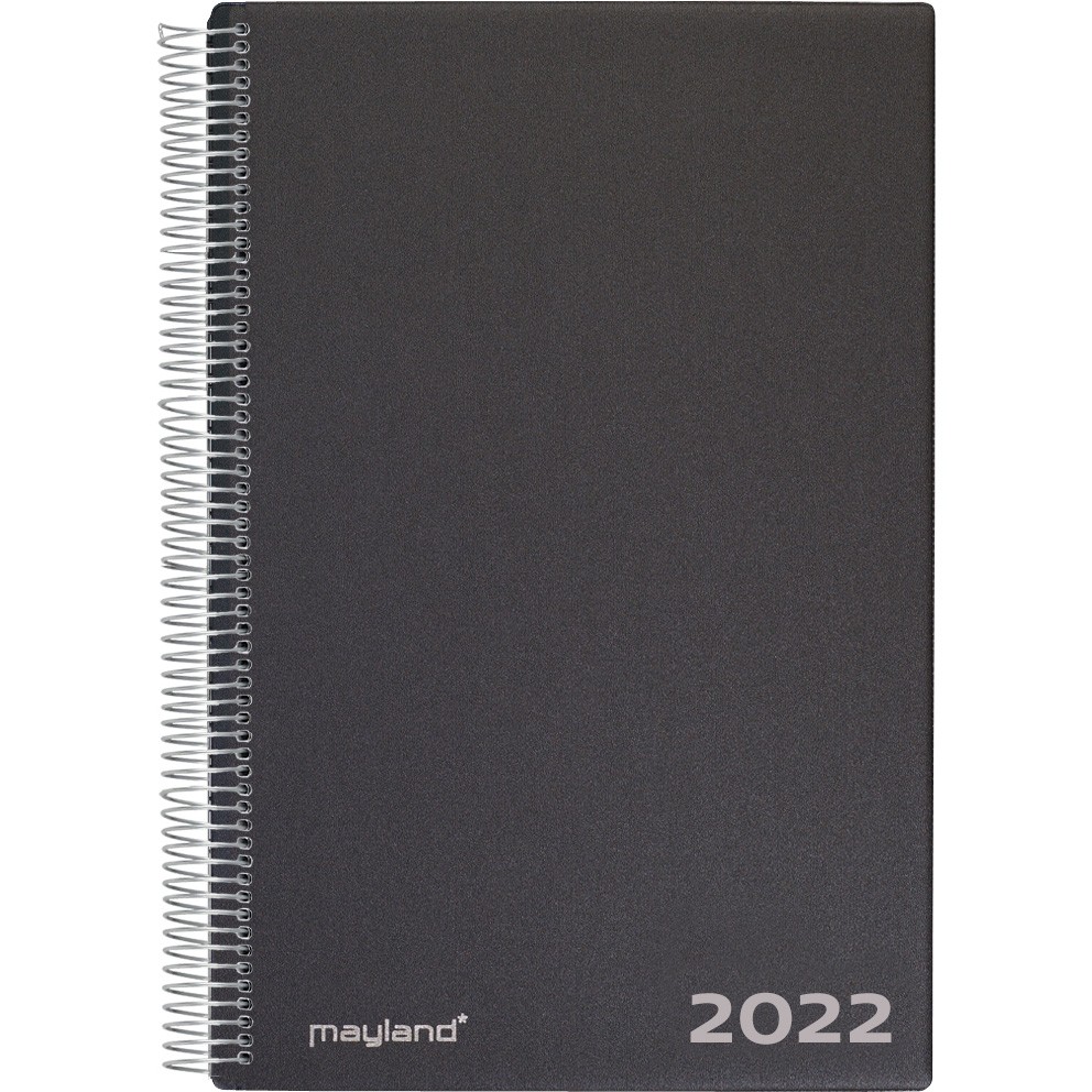 Mayland aftalekalender 2022 1dg/side sort 22220000