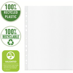 Esselte Recycled plastlomme A4 100my 50stk