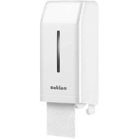 Satino Twin Roll dispenser t/2rl toiletpapir hvid