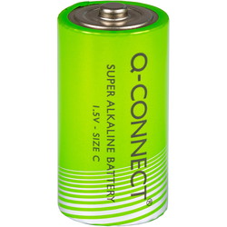 Q-connect Super Alkaline C-batterier 2 stk