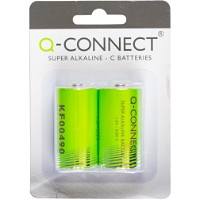Q-connect Super Alkaline C-batterier 2 stk