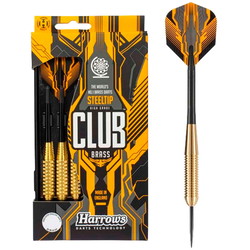 Harrows Club Brass dartpile i sort/messing