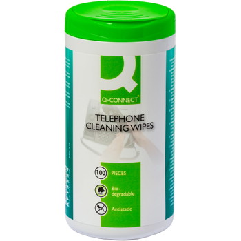Q-connect telefon renseservietter 100 stk