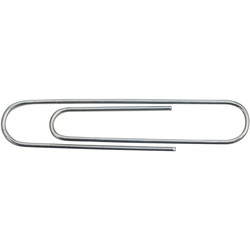 Q-connect 77 mm afrundet clips med riller 100 stk