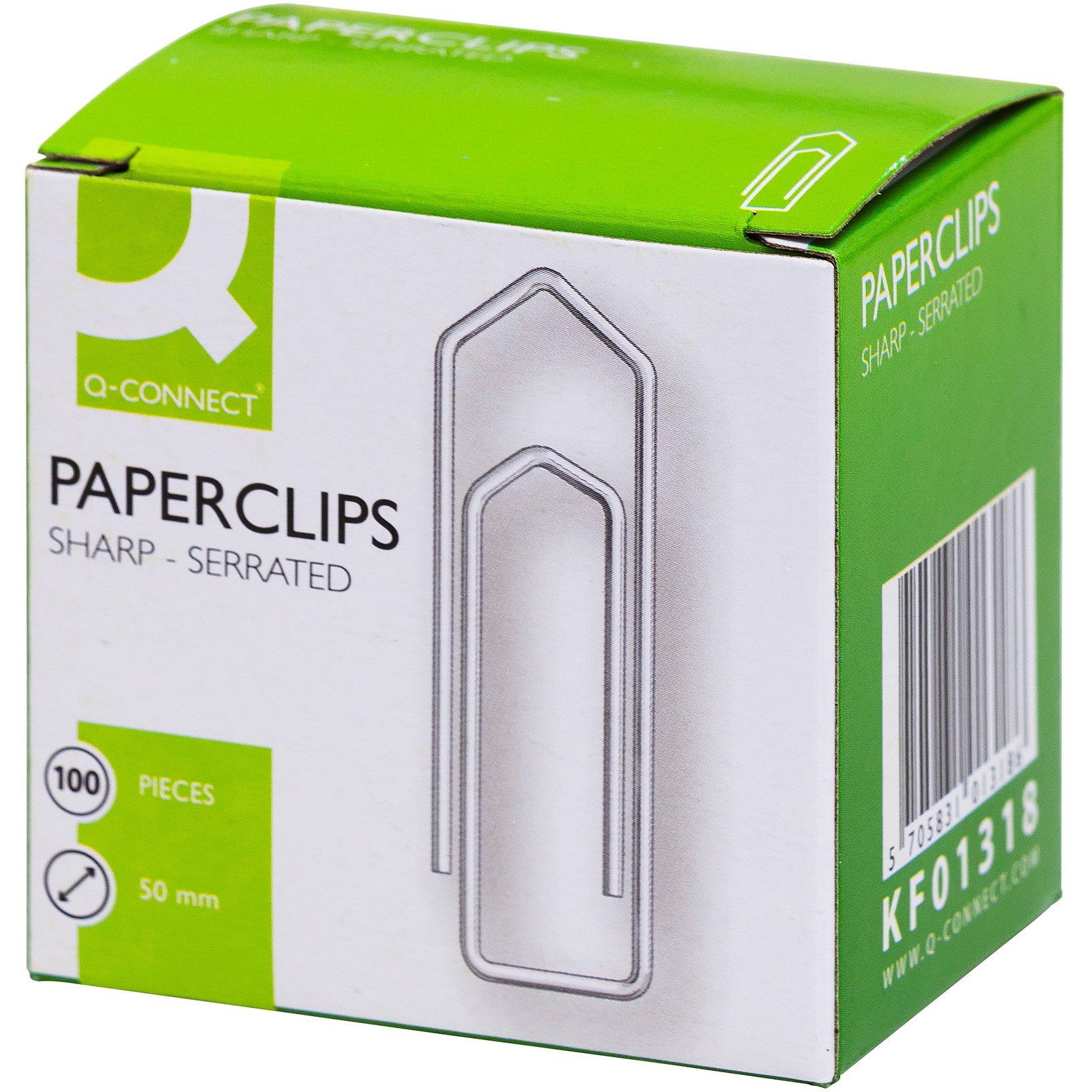 Q-connect 50 mm clips 100 stk
