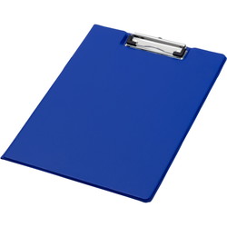 Q-connect clipboard med forside A4 blå