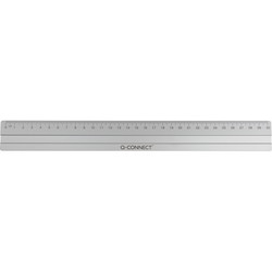 Q-connect 30 cm aluminiumslineal