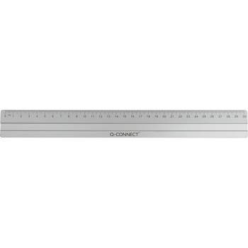 Q-connect 30 cm aluminiumslineal