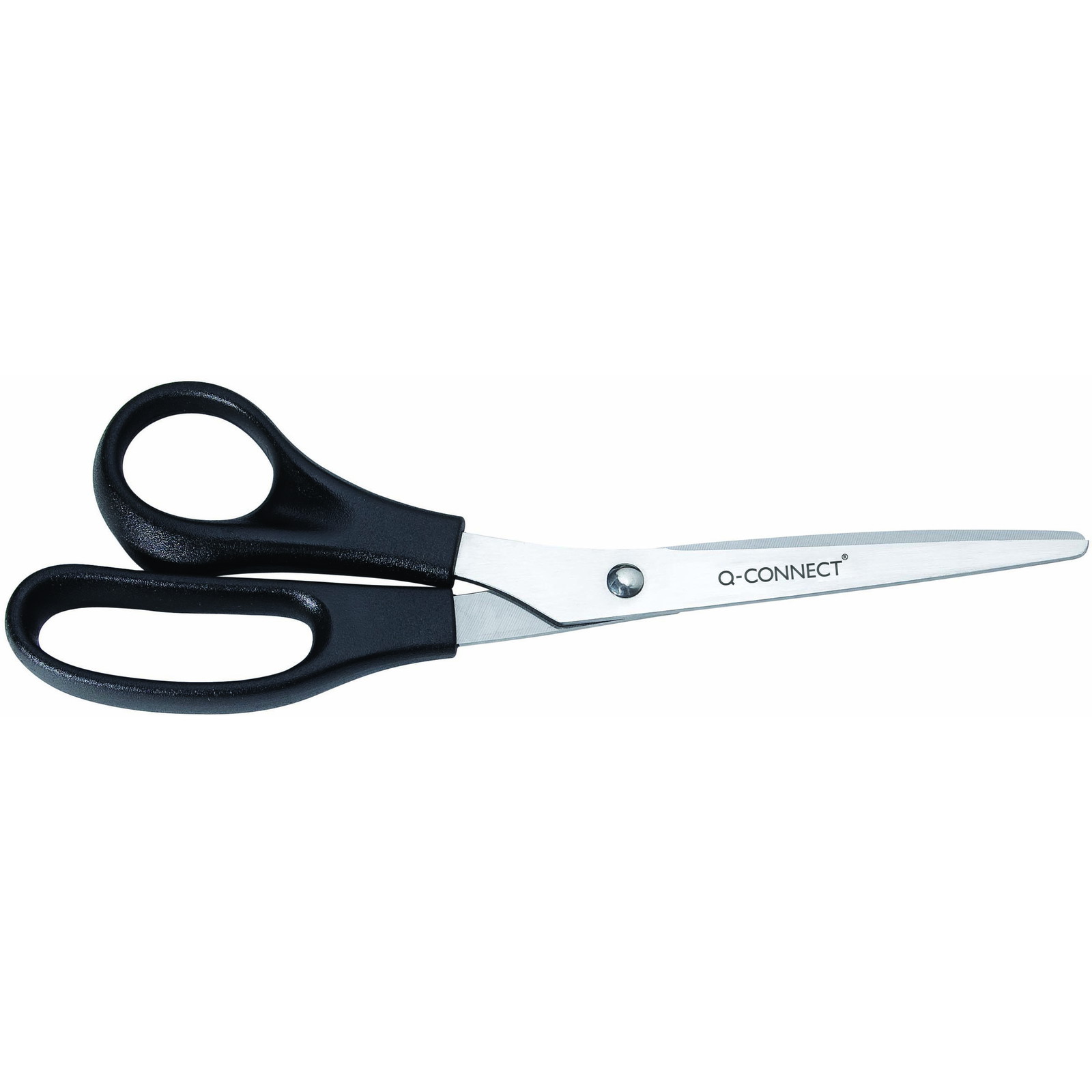 Q-connect saks venstrehåndet 210mm sort