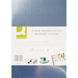 Q-connect forsideplast A4 200my 100stk