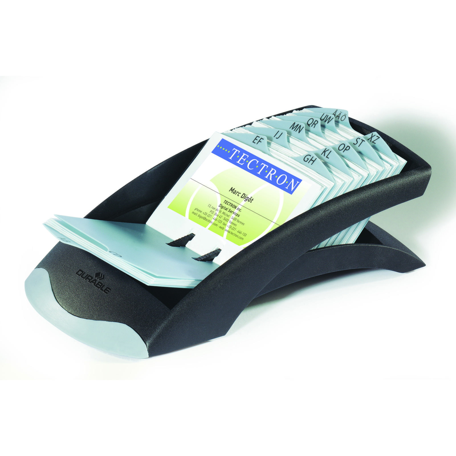 Durable VISIFIX Desk Vegas visitkortkartotek sort