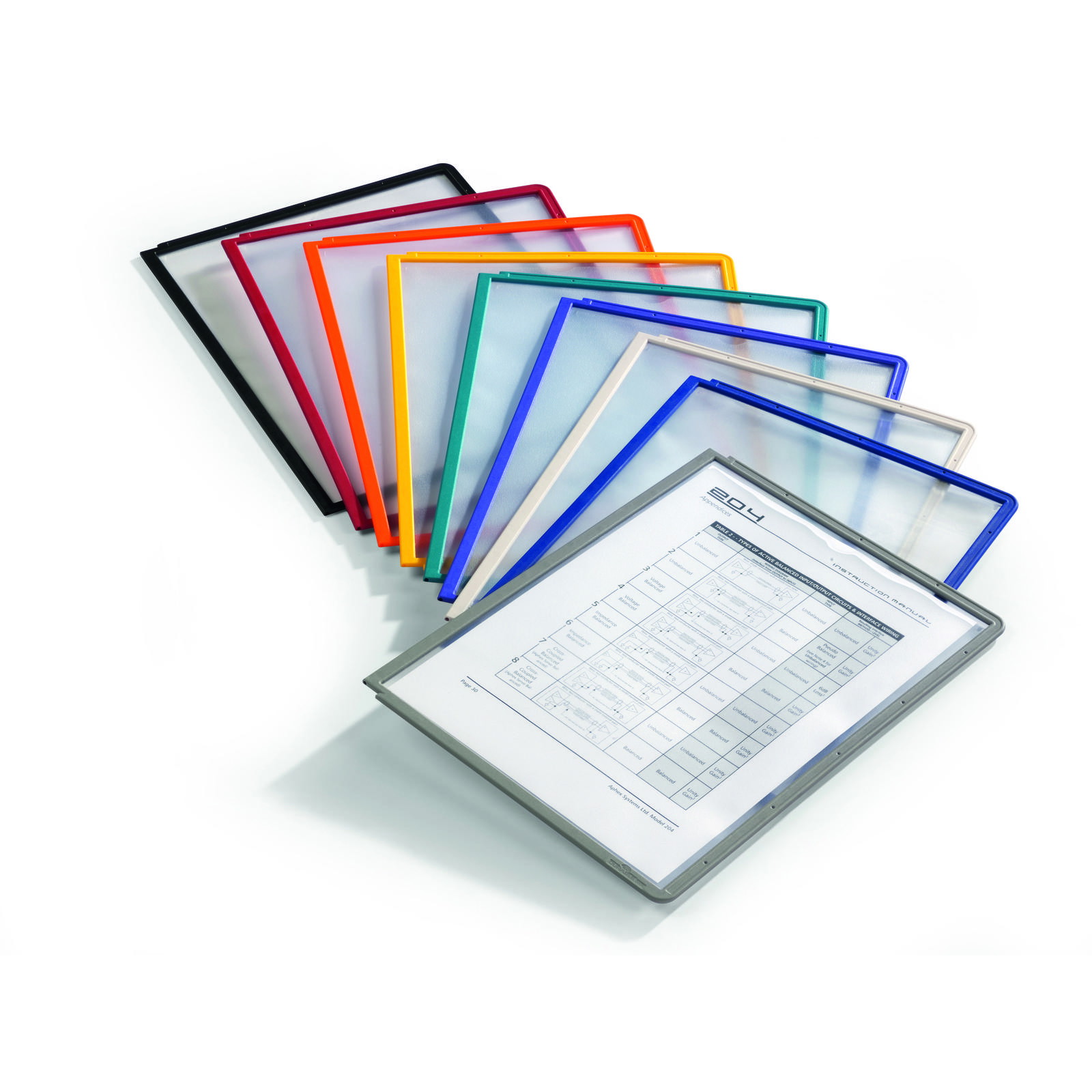 5 x Durable Sherpa registerlomme A4 assorteret