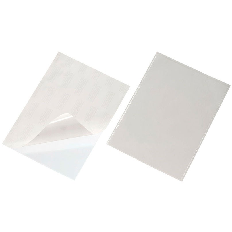 Durable Pocketfix plastlomme Pk/25 stk transparent A4