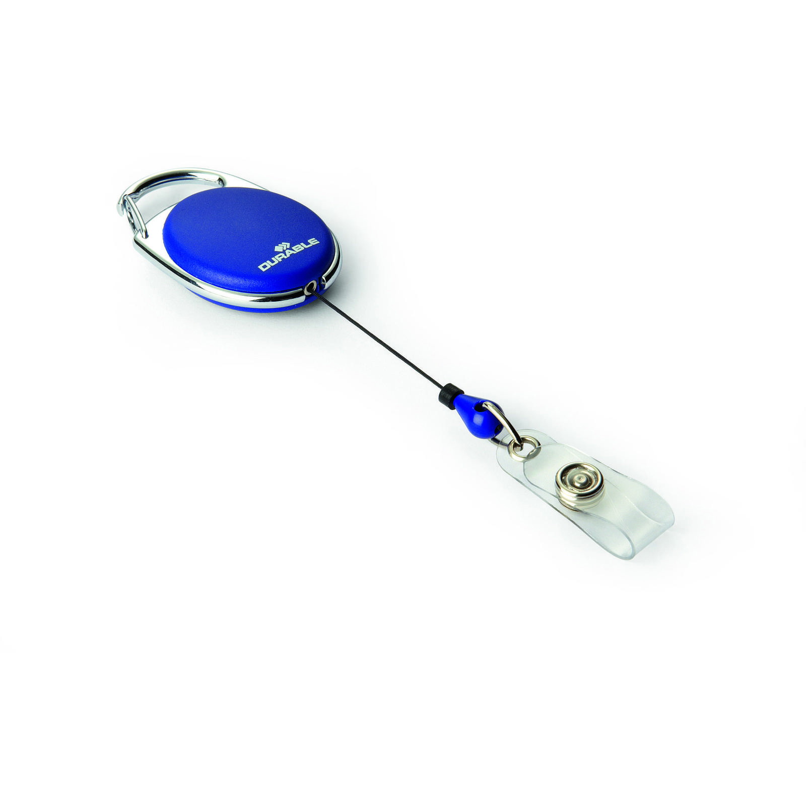 Durable Style yoyo-holder 80cm trykknap blå 10stk