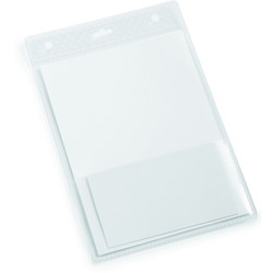 Durable navneskilt u/tilbehør A6 højformat klar 20 stk