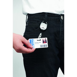 Durable Style yoyo-holder 80cm trykknap hvid 10stk