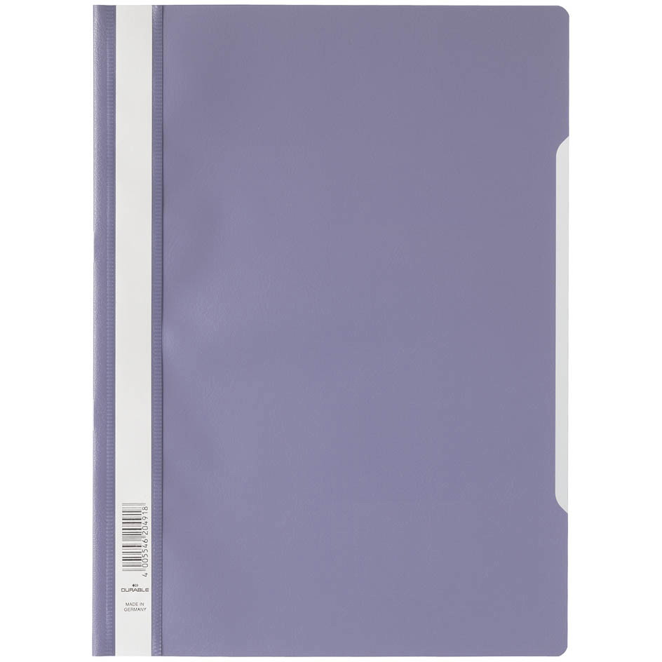 Durable ClearView A4 tilbudsmappe lilla