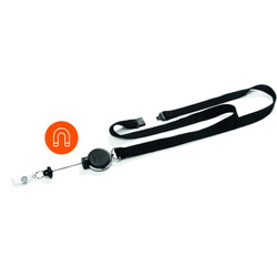 Durable yoyo med tekstilhalsbånd sort