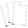 Durable indstiksark 67x150mm hvid