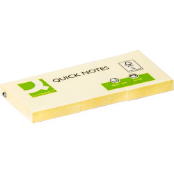 Q-connect notes 38x51mm gul 12blk