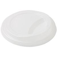 Engangslåg bioplast Ø90mm hvid 50stk