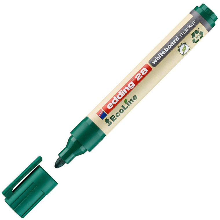 Edding EcoLine whiteboardmarker 1,5-3 mm spids grøn