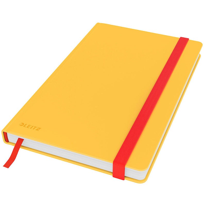 Leitz Cosy notesbog A5 kvadreret 80 sider gul