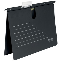 Leitz Recycle Alpha hængemappe lukkemekanisme A4 sort