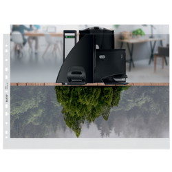 Leitz Recycle plastlomme A3 tværformat 100my klar 25stk