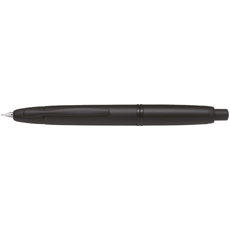 Pilot Capless Matte sort fyldepen 0,1mm blå blæk